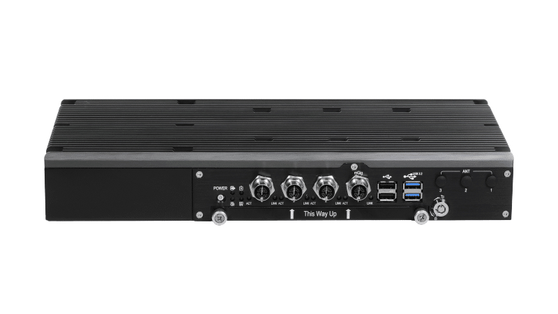 The VBOX-3630R-M12X advances the capabilities of professional in-vehicle computing by leveraging the Intel® 11th Gen Core™ processor.